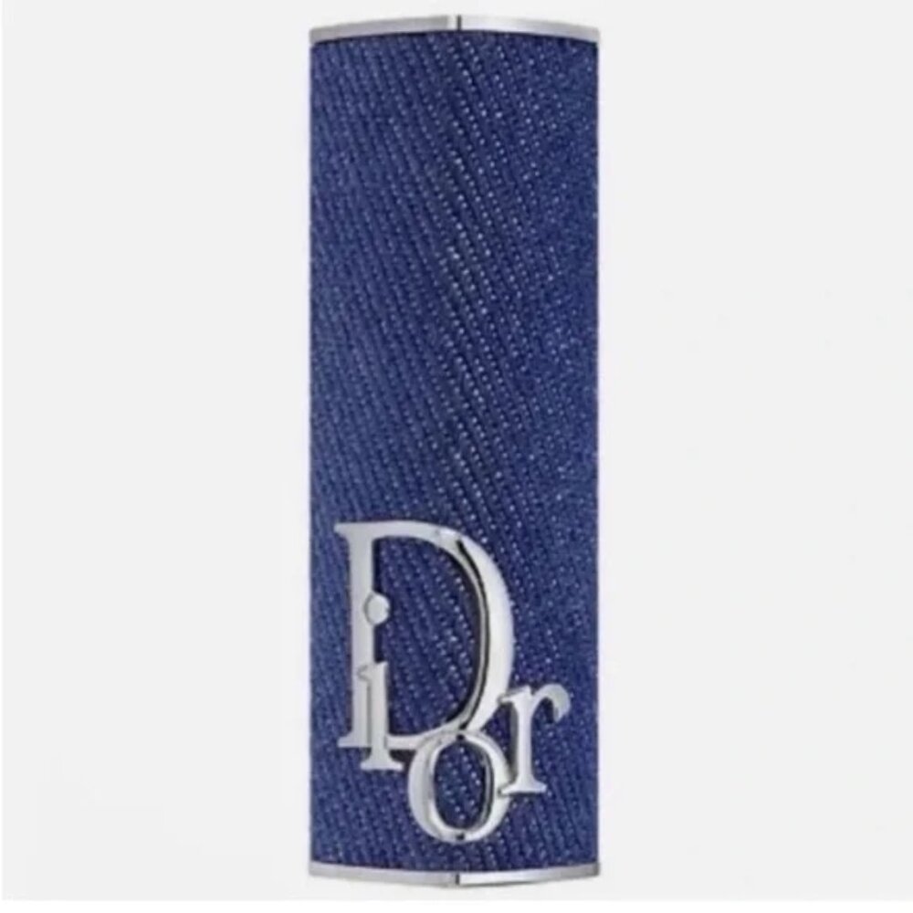 Dior Addict Lipstick Refillable Case Limited Edition  Blue Denim NWT